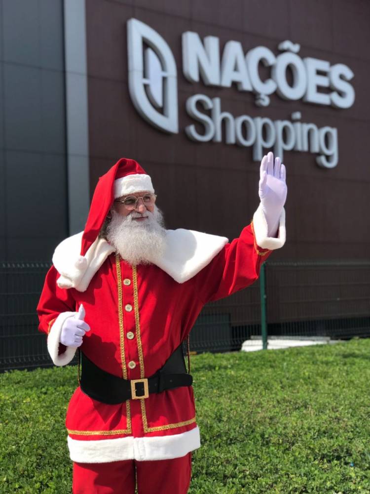 O Natal chegou no Nações Shopping