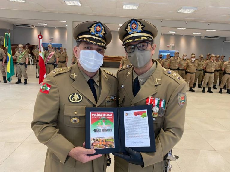 Polícia Militar de Içara recebe um novo comandante