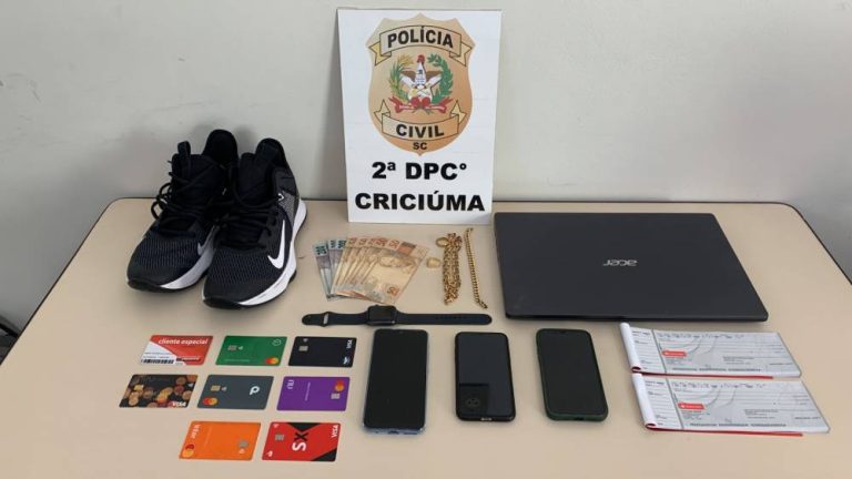 Criciúma: Polícia Civil prende autor de 22 crimes de estelionato