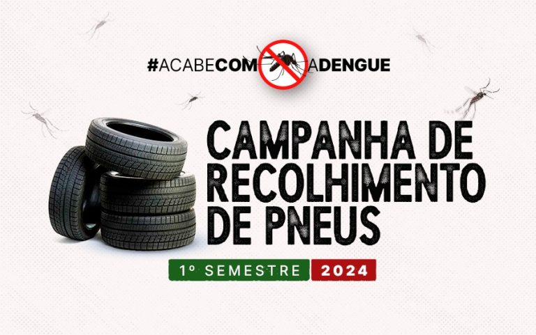 Saúde lança campanha de recolhimento de pneus