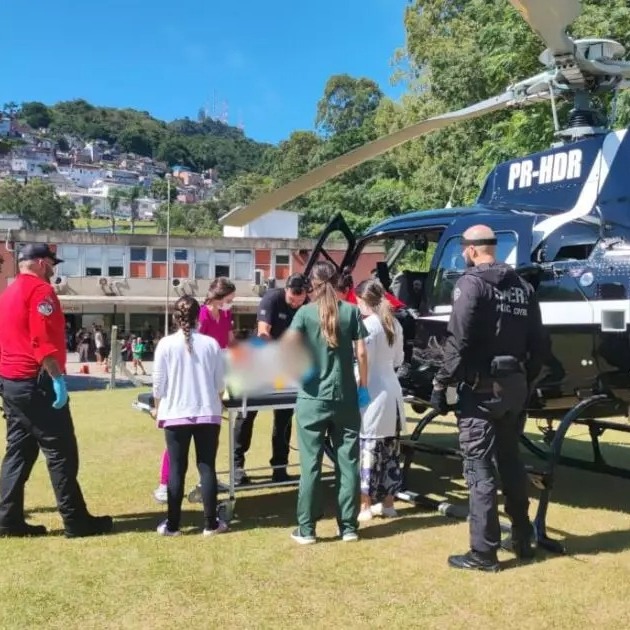 Crianças sofrem queimaduras em São Ludgero após trailer pegar fogo