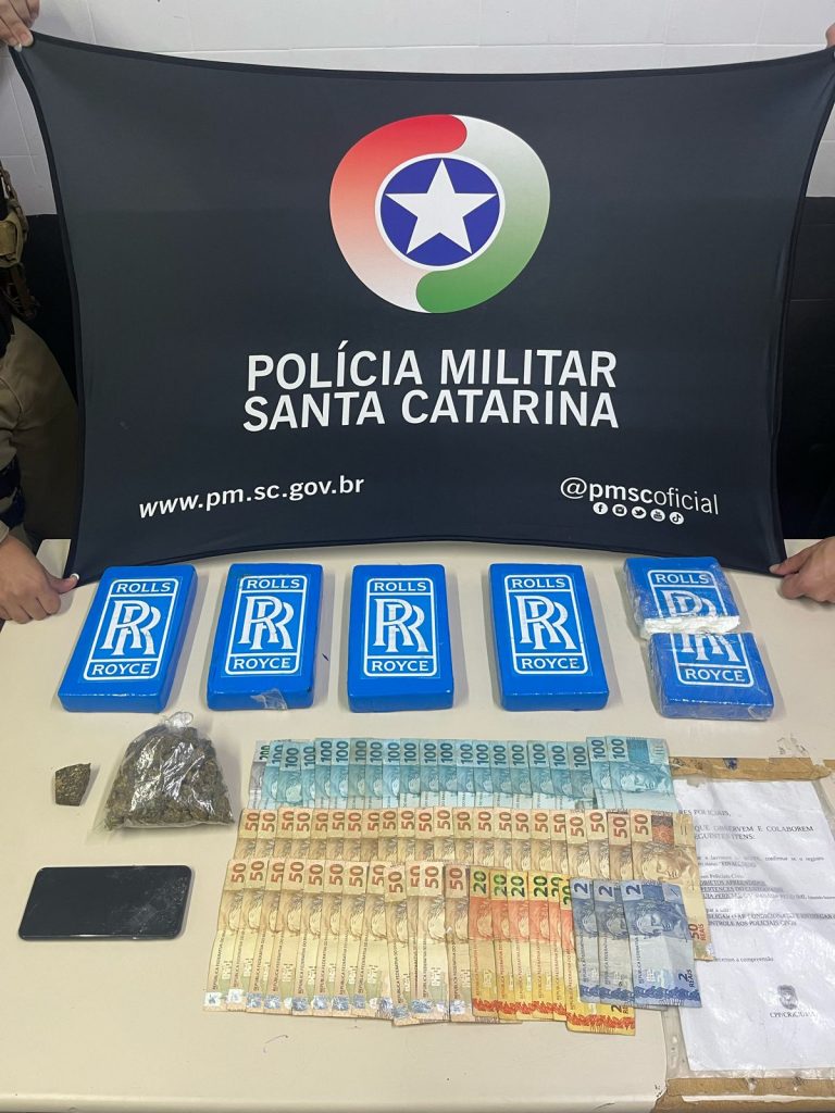 Mais de cinco quilos de cocaína são apreendidos no bairro Imperatriz