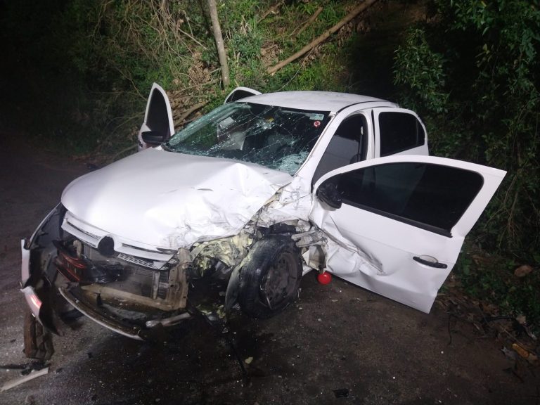 Acidente é registrado na Rodovia Otavio Dassoler, em Criciúma