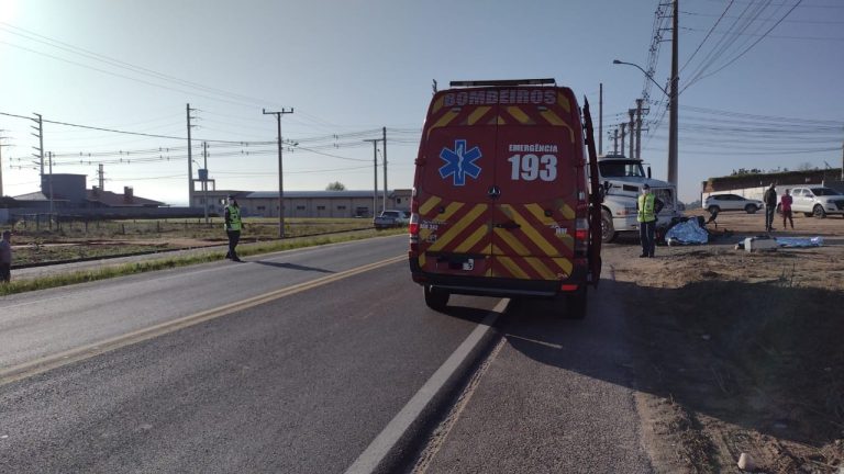 Grave acidente tira a vida de casal de motociclistas em Morro da Fumaça