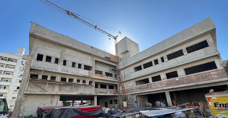 Construção do novo quartel do 4º BBM em Criciúma avança