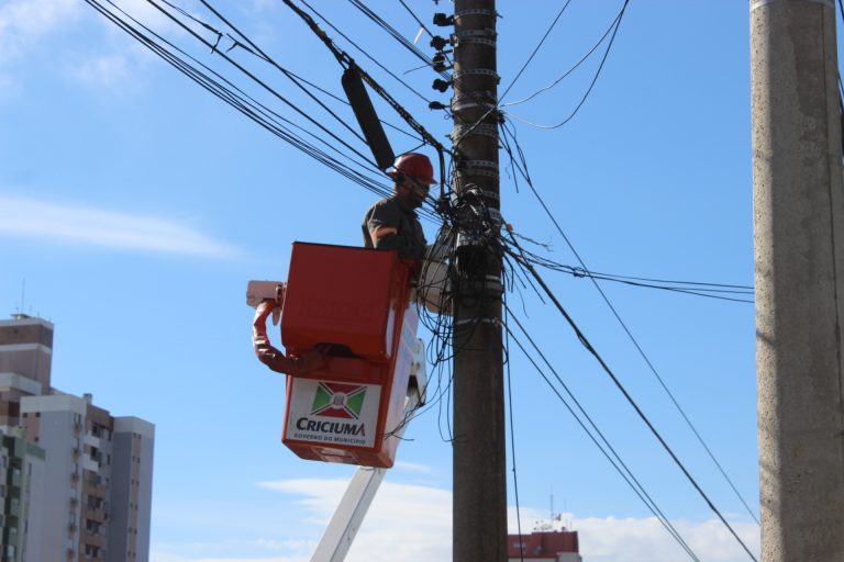 Veadores de Criciúma discutem situação do projeto de iluminação pública