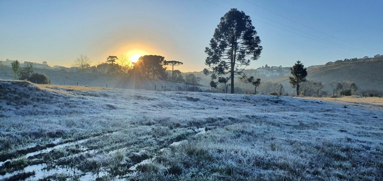 SC terá frio intenso com mínimas podendo chegar a -5°C