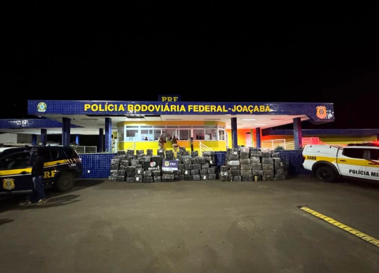 Mais de nove toneladas de maconha são apreendidas em SC