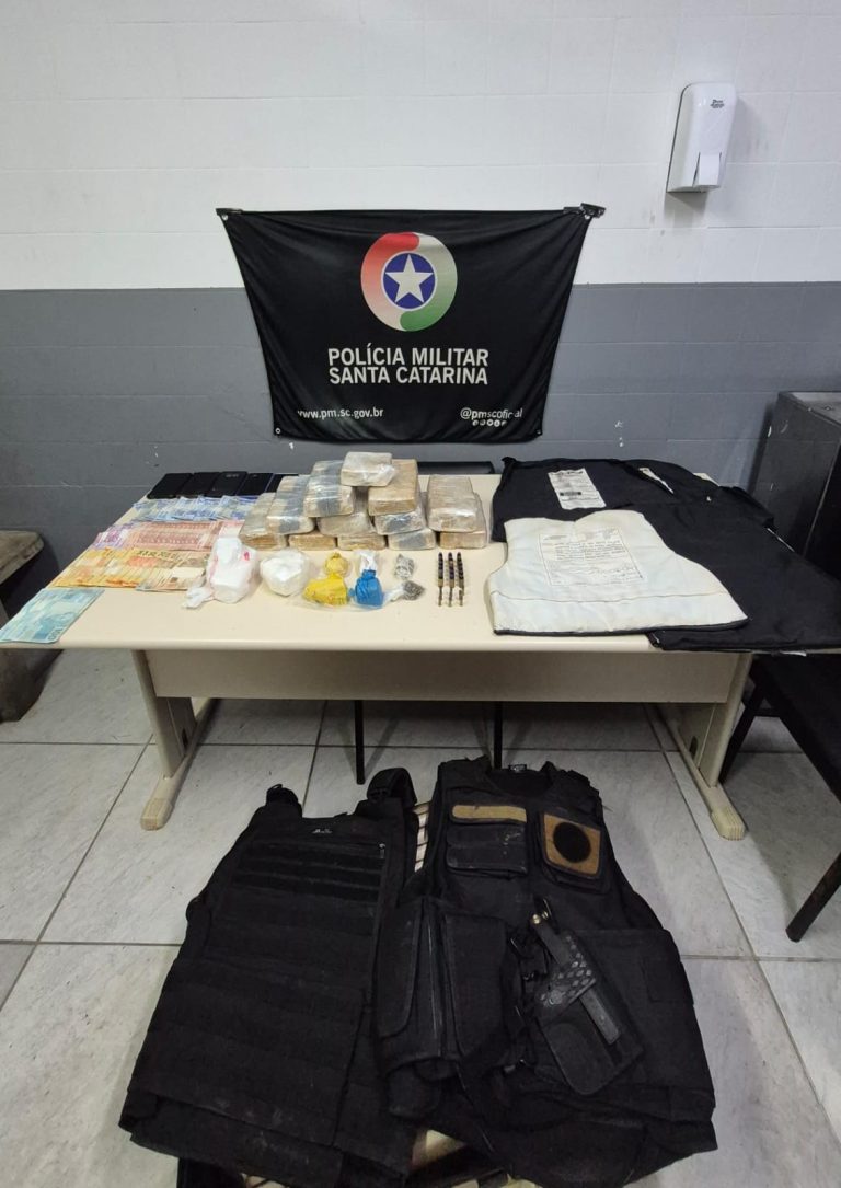 Quase 13 quilos de drogas são apreendidos em Criciúma