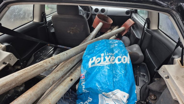 Dupla é presa por furto em sítio em Nova Veneza