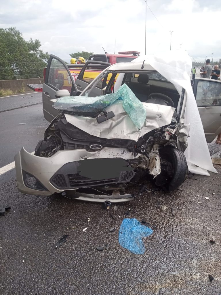 Idoso morre em acidente na BR-101 trecho Sul