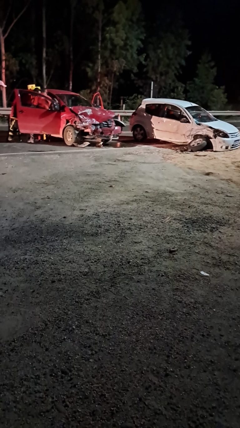 Colisão deixa seis vítimas na Estrada Geral Guatá em Lauro Müller