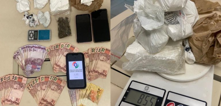Mulher é presa por tráfico de drogas em Florianópolis