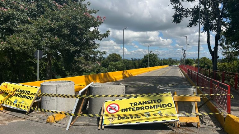 Obra de reforma da Ponte Giácomo Mazzuco em Araranguá é iniciada