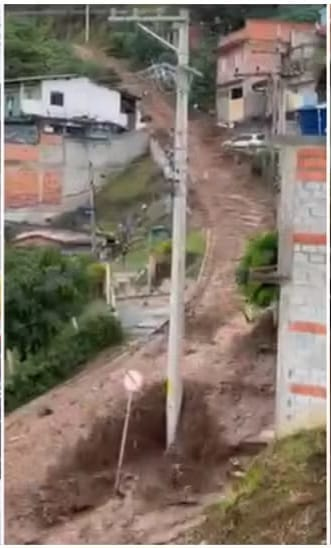 (vídeo) Caixa d’água rompe, destrói casas e deixa uma pessoa morta em SP