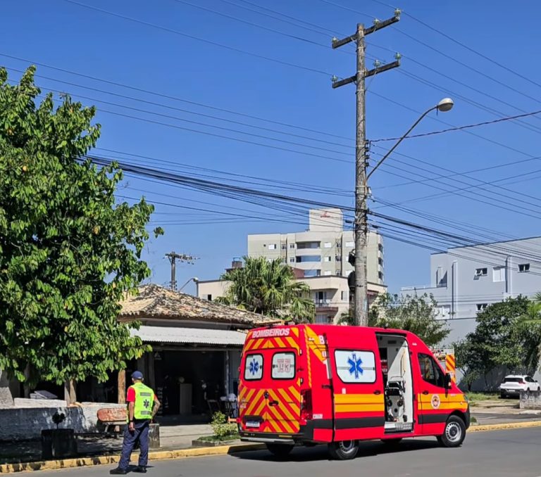 Princípio de incêndio em comércio de Morro da Fumaça