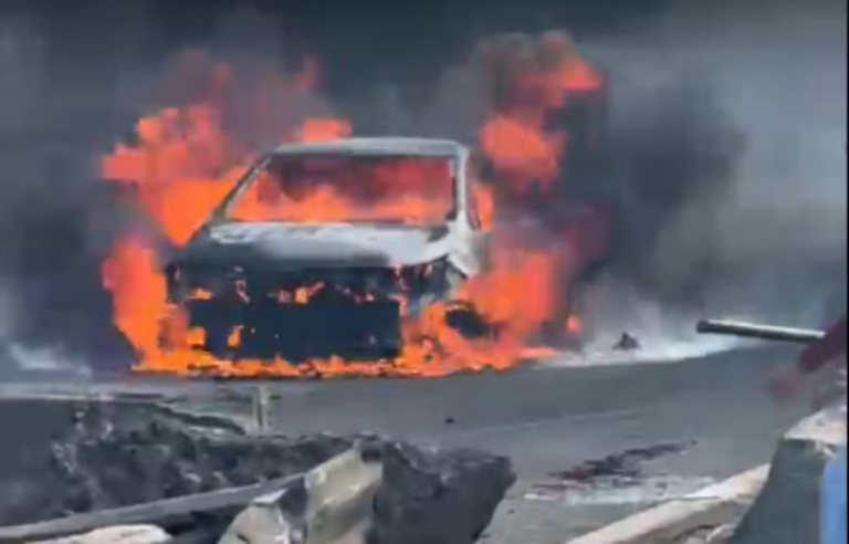 Vídeo flagra explosão de carreta na Via Dutra no Rio de Janeiro