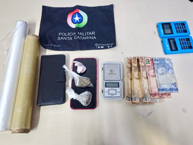 Homem é preso por tráfico de drogas em Orleans