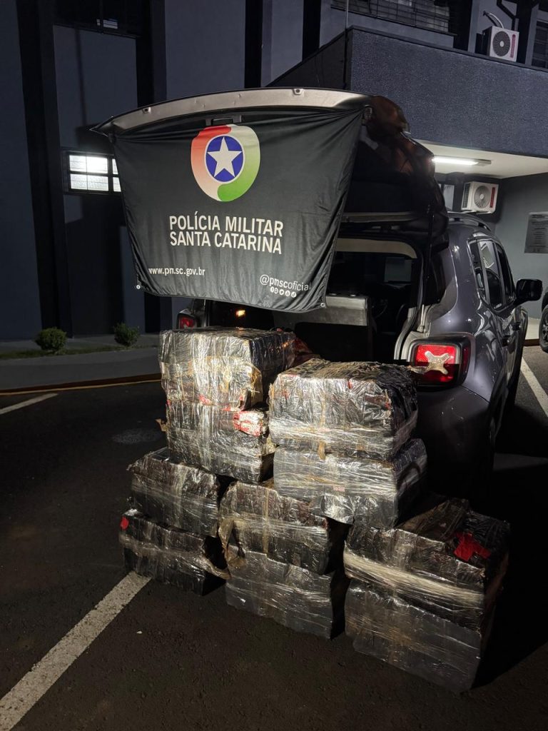 (vídeo)PM apreende cerca de 306 Kg de maconha em Santa Catarina