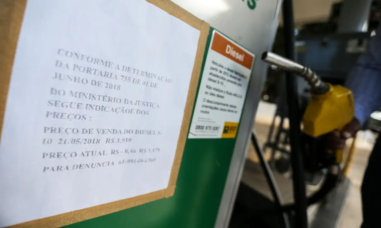 Preço do óleo diesel cai pela 4ª vez em cinco semanas