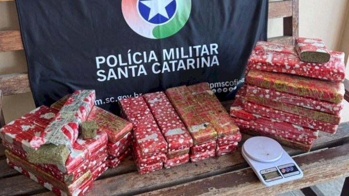 Grande quantidade de maconha é apreendida pela PMSC em Lages