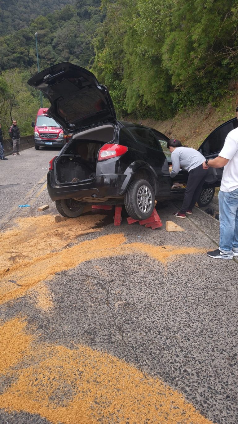 Acidente na Serra mobiliza forças de segurança