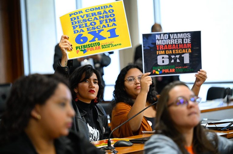 Sessão temática debaterá fim da escala 6×1 na próxima quarta