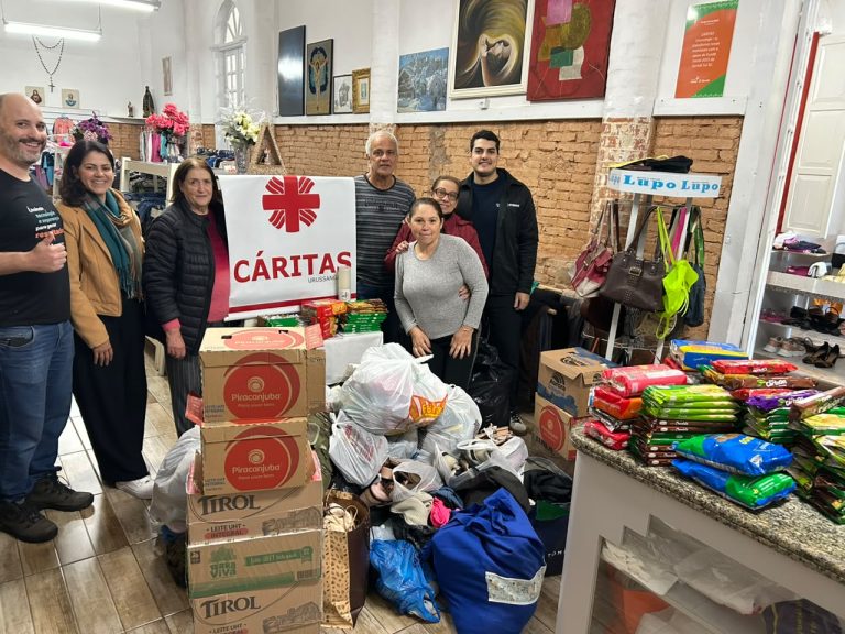Itens arrecadados em campanha solidária beneficiam famílias de Urussanga 