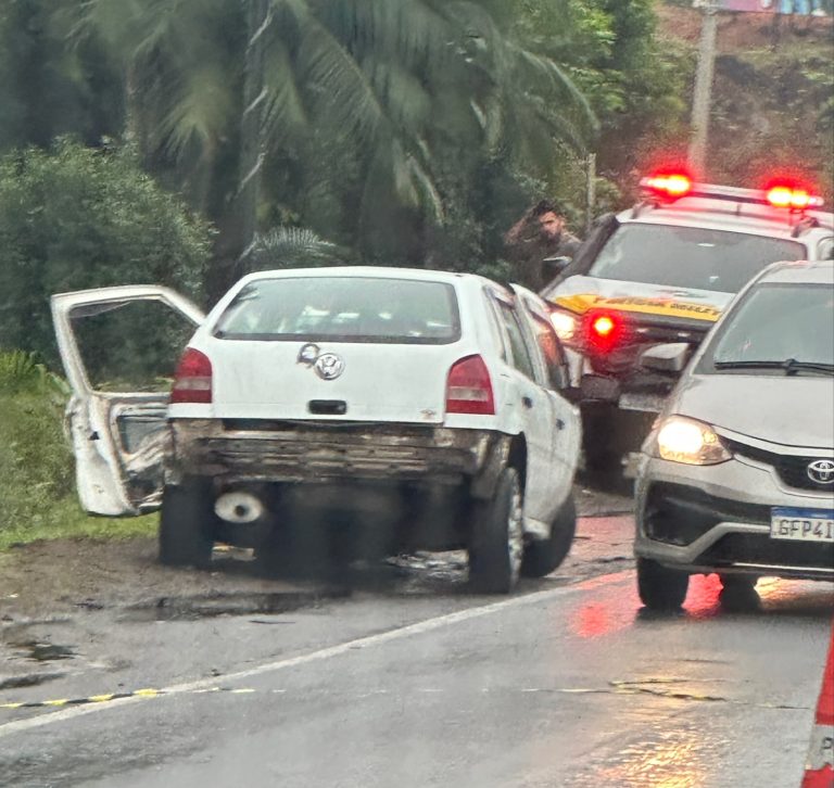 Acidente em andamento em rodovia que liga Criciúma a Siderópolis