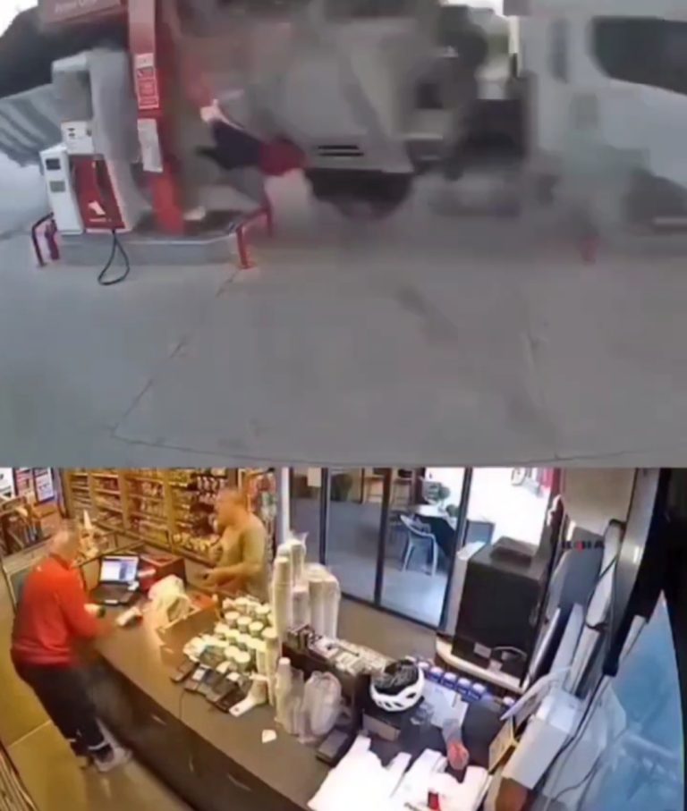 (VÍDEO) Caminhão desgovernado mata uma pessoa em posto