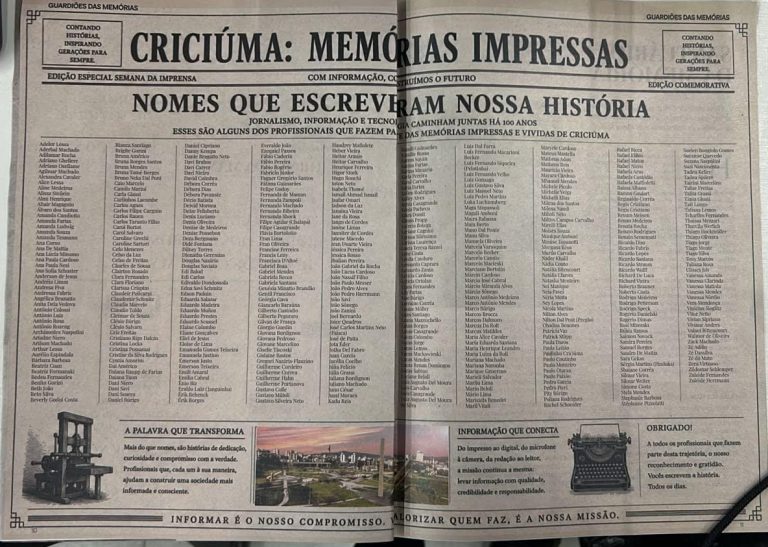 FCC homenageia jornalistas e profissionais da imprensa com edição especial