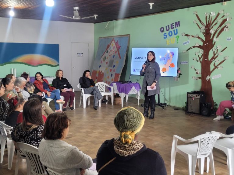 Município promove caminhada pelo fim da violência contra a mulher 