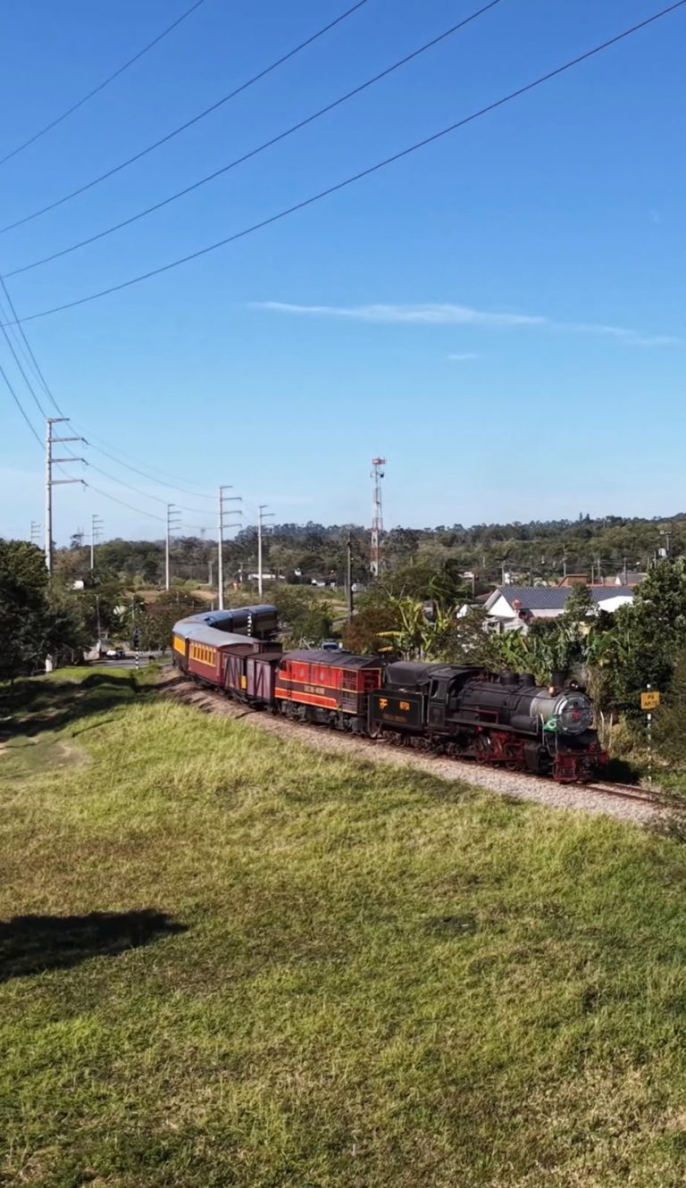 (vídeo) Retorno das viagens de trem movimenta Urussanga