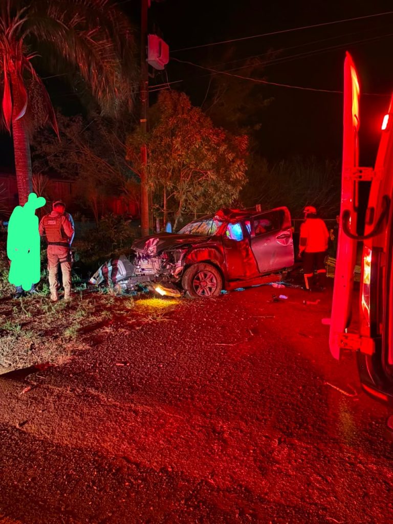 Motorista morre após Hilux capotar e bater contra árvore na SC-480