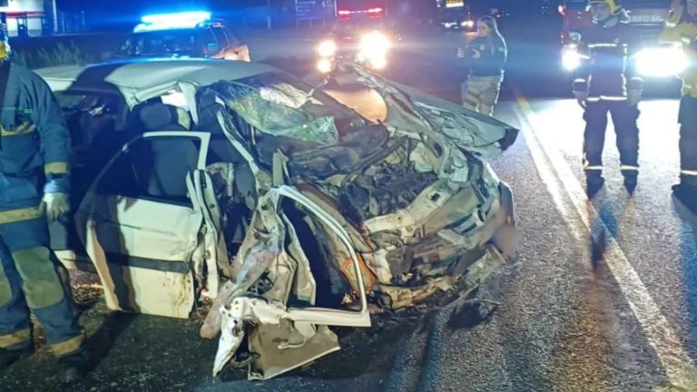 Bebê de 4 meses sofre fratura no crânio após colisão entre carros na BR-470