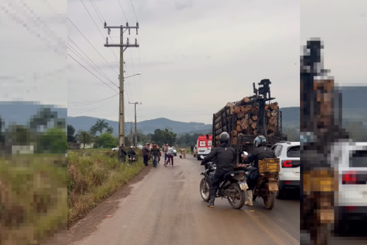 (VÍDEO) Mulher é atropelada enquanto fazia caminhada em Jacinto Machado