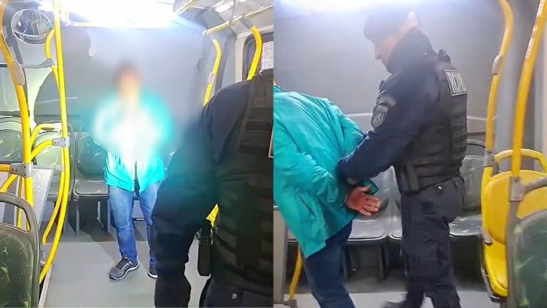 (VÍDEO) Homem é preso ao ser flagrado se masturbando dentro de ônibus em SC