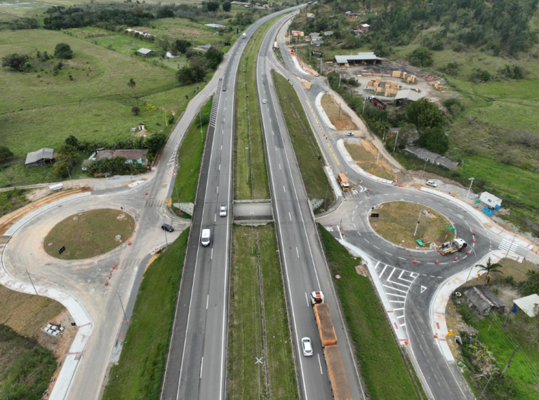 Acesso à BR-101 em Imbituba é alterado com fechamento de alça no km 269 