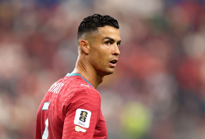 Cristiano Ronaldo em Portugal x Espanha pela Copa do Mundo