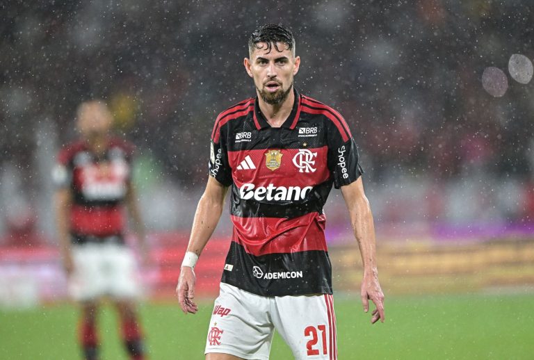 Jorginho em Flamengo x Corinthians