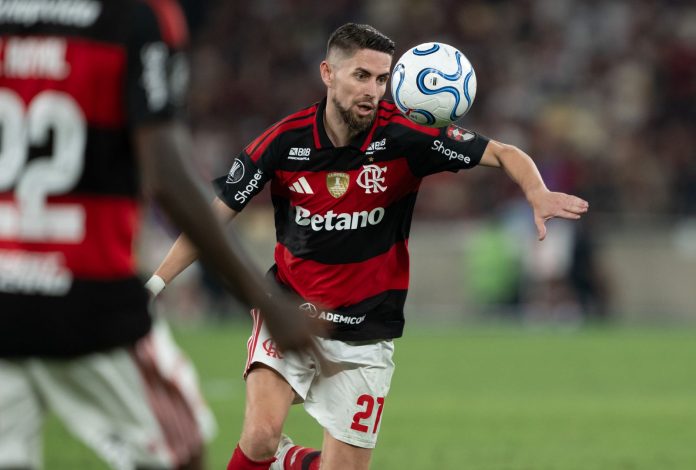 Jorginho em Flamengo x Cruzeiro pela Libertadores