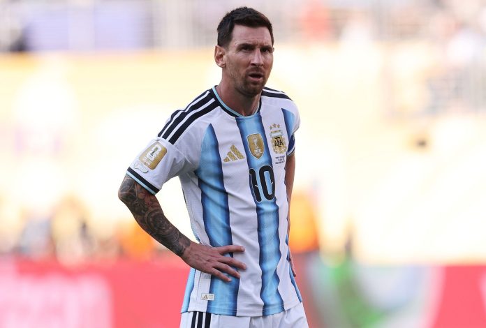 Messi em Espanha x Argentina pela Copa do Mundo