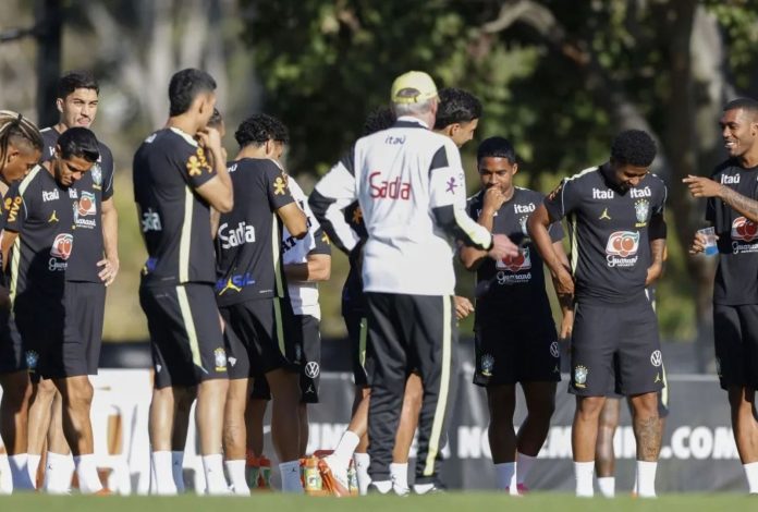 Treino da Seleção Brasileira