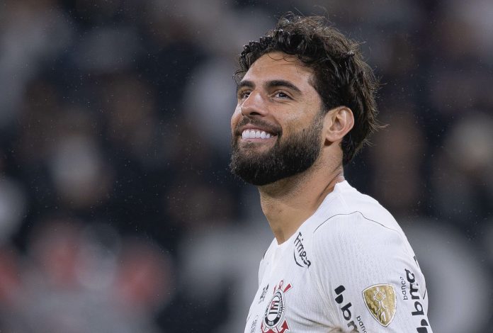 Yuri Alberto em Corinthians x Platense pela Libertadores