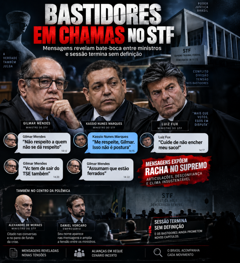 “Assumam que estão ferrados”: mensagens revelam bastidores do STF