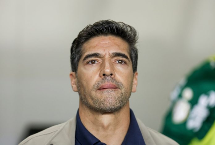 Abel Ferreira em Santos x Palmeiras