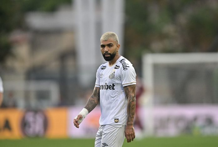 Gabigol, atacante do Santos
