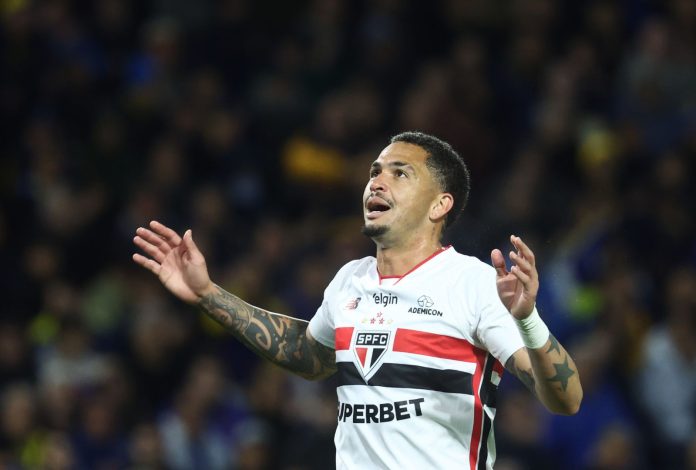 Luciano em Boca Juniors x São Paulo