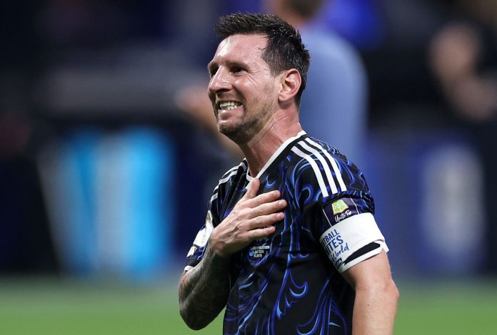 Messi em Inglaterra x Argentina pela Copa do Mundo