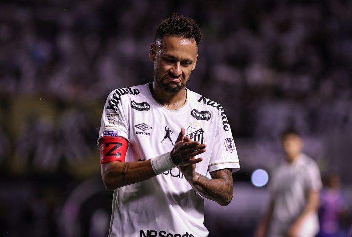 Neymar em Santos x Bahia pelo Brasileirão